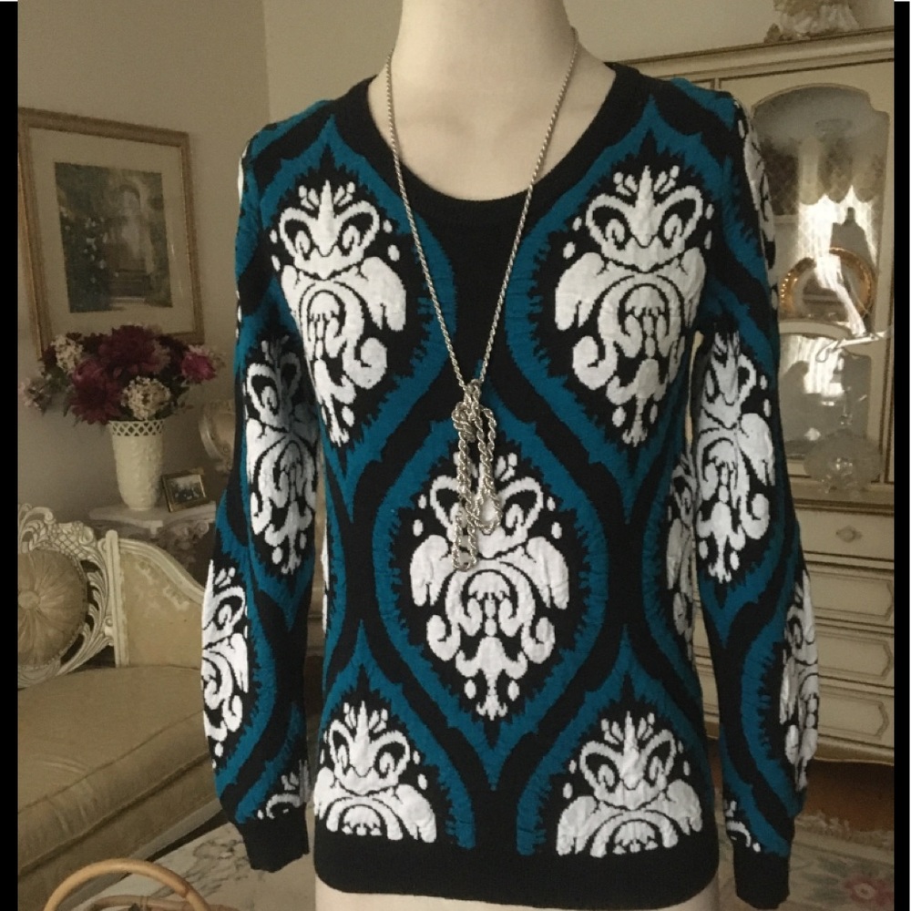Yuka multi color brocade top size T1 (S)
